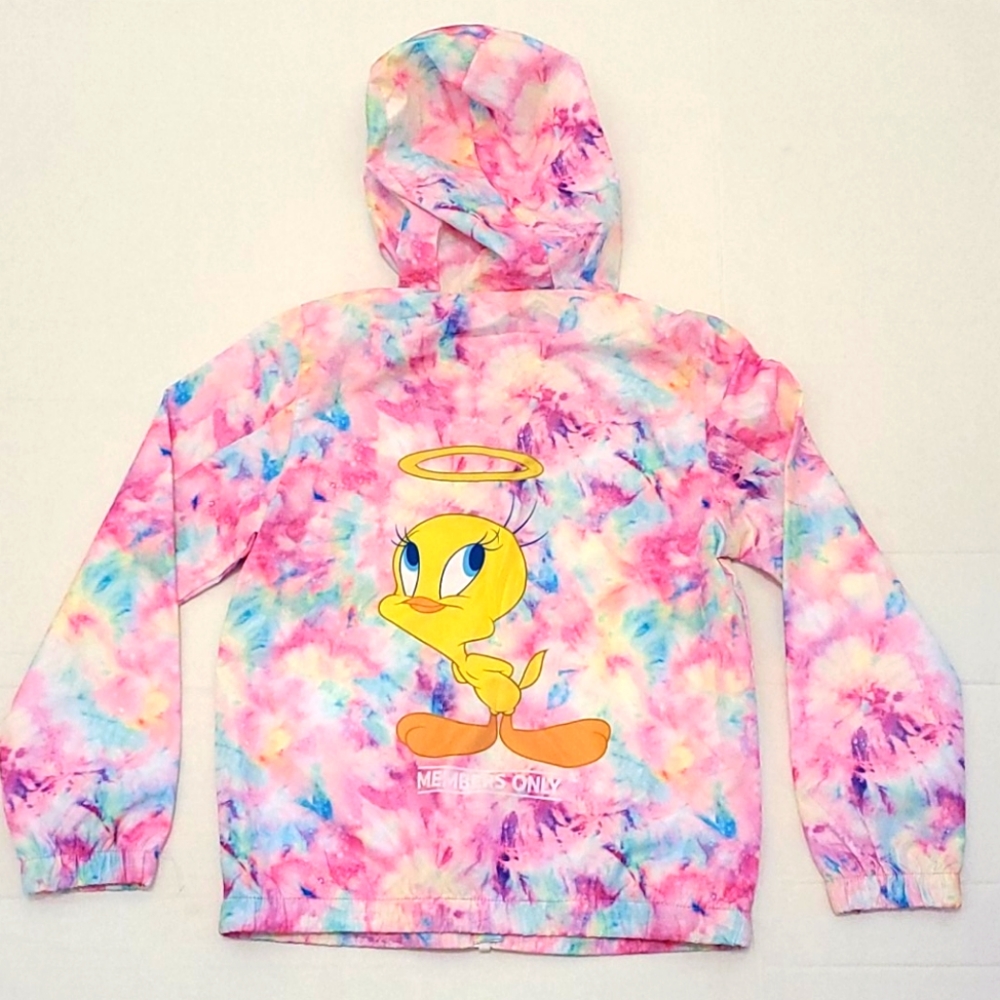 Looney Tunes Girl/ Kids Tie Dye Windbreaker 10-12